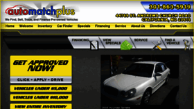 What Automatchplus.com website looked like in 2016 (7 years ago)