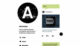 What Archatlas.net website looked like in 2016 (9 years ago)