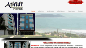 What Athidihotels.com website looked like in 2016 (7 years ago)