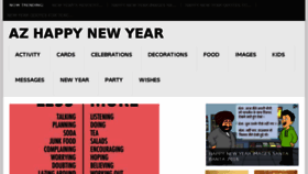 What Azhappynewyear.com website looked like in 2016 (7 years ago)