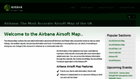 What Airsoftmap.net website looked like in 2016 (7 years ago)