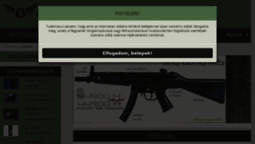 What Airsoftgun.hu website looked like in 2016 (7 years ago)