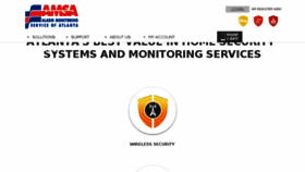 What Amsasecurity.com website looked like in 2016 (7 years ago)