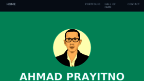 What Ahmad-prayitno.com website looked like in 2016 (7 years ago)