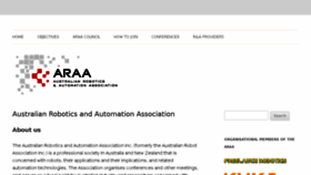 What Araa.asn.au website looked like in 2016 (7 years ago)