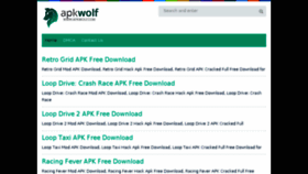 What Apkwolf.com website looked like in 2016 (7 years ago)
