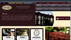 What Anchorhotel.co.uk website looked like in 2016 (7 years ago)