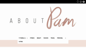 What Aboutpam.com website looked like in 2016 (7 years ago)