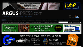 What Argus-press.com website looked like in 2016 (9 years ago)