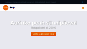 What Aurinko.ee website looked like in 2016 (7 years ago)