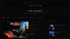 What Apksquads.com website looked like in 2016 (7 years ago)