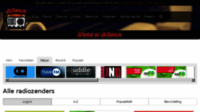 What Allradio.nl website looked like in 2016 (7 years ago)