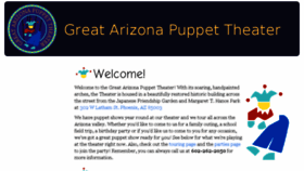 What Azpuppets.org website looked like in 2016 (7 years ago)
