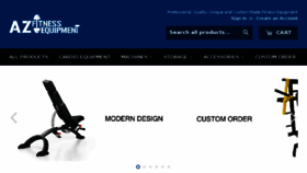 What Azfitnessequipment.com website looked like in 2016 (7 years ago)