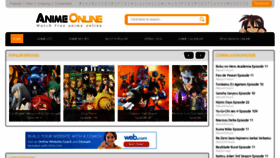 What Animeonline.one website looked like in 2016 (7 years ago)