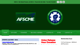 What Afscme2960.org website looked like in 2016 (7 years ago)