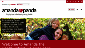 What Amandathepanda.org website looked like in 2016 (7 years ago)