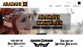 What Aradani.com website looked like in 2016 (7 years ago)