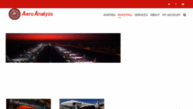 What Aeroanalysis.net website looked like in 2016 (7 years ago)
