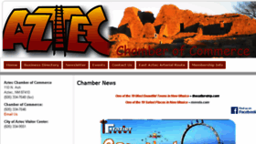 What Aztecchamber.com website looked like in 2016 (7 years ago)