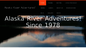 What Alaskariveradventures.com website looked like in 2016 (7 years ago)