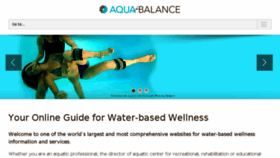 What Aqua4balance.com website looked like in 2016 (7 years ago)