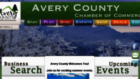 What Averycounty.com website looked like in 2016 (7 years ago)