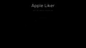 What Appleliker.com website looked like in 2016 (7 years ago)