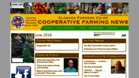 What Alafarmnews.com website looked like in 2016 (7 years ago)