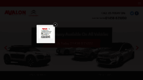 What Avalon-citroen.co.uk website looked like in 2016 (7 years ago)