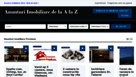 What Anunt-imob.ro website looked like in 2016 (7 years ago)