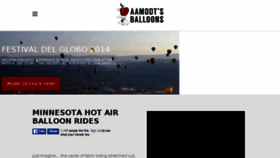 What Aamodtsballoons.com website looked like in 2016 (7 years ago)