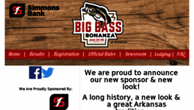 What Arkansasbigbass.com website looked like in 2016 (7 years ago)