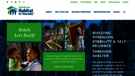 What Ashevillehabitat.org website looked like in 2016 (7 years ago)