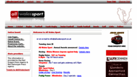 What Allwalessport.co.uk website looked like in 2016 (7 years ago)