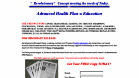 What Advancedhealthplan.com website looked like in 2016 (7 years ago)