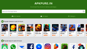 What Apkpure.in website looked like in 2016 (7 years ago)