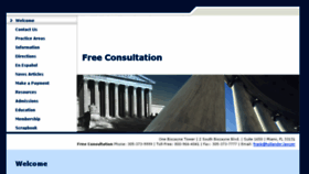 What Attorneyatlaw.bz website looked like in 2016 (7 years ago)