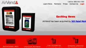 What Air-vend.com website looked like in 2016 (7 years ago)