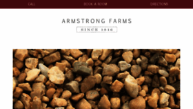 What Armstrongfarms.com website looked like in 2016 (7 years ago)