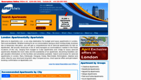 What Apartotels.com website looked like in 2011 (13 years ago)