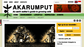 What Akarumput.com website looked like in 2016 (7 years ago)
