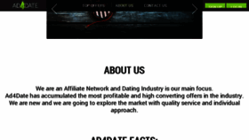 What Ad4date.com website looked like in 2016 (7 years ago)