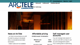 What Arctele.com website looked like in 2016 (7 years ago)