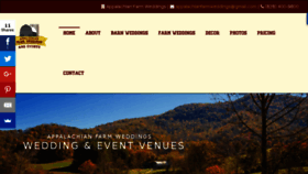 What Appalachianfarmweddings.com website looked like in 2016 (7 years ago)