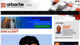 What Arbache.com website looked like in 2016 (7 years ago)