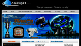 What Astech.vn website looked like in 2016 (7 years ago)