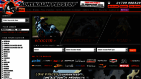 What Adrenalin-pedstop.co.uk website looked like in 2016 (7 years ago)