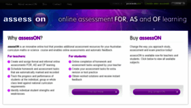 What Assesson.com.au website looked like in 2016 (7 years ago)