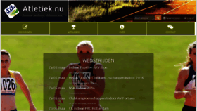 What Atletiek.nu website looked like in 2016 (7 years ago)